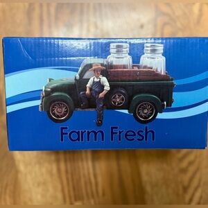 Salt and Pepper Shakers in Old Truck